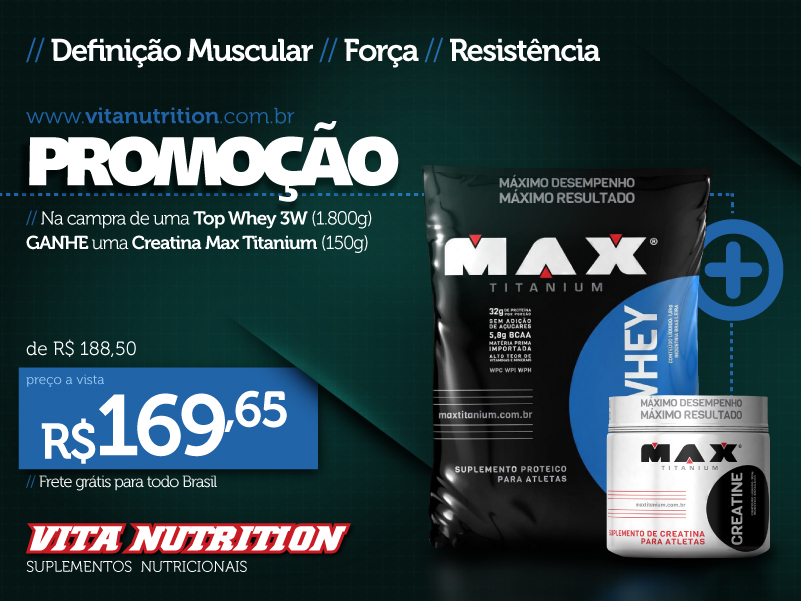 Facebook . Promoção Vita Nutrition